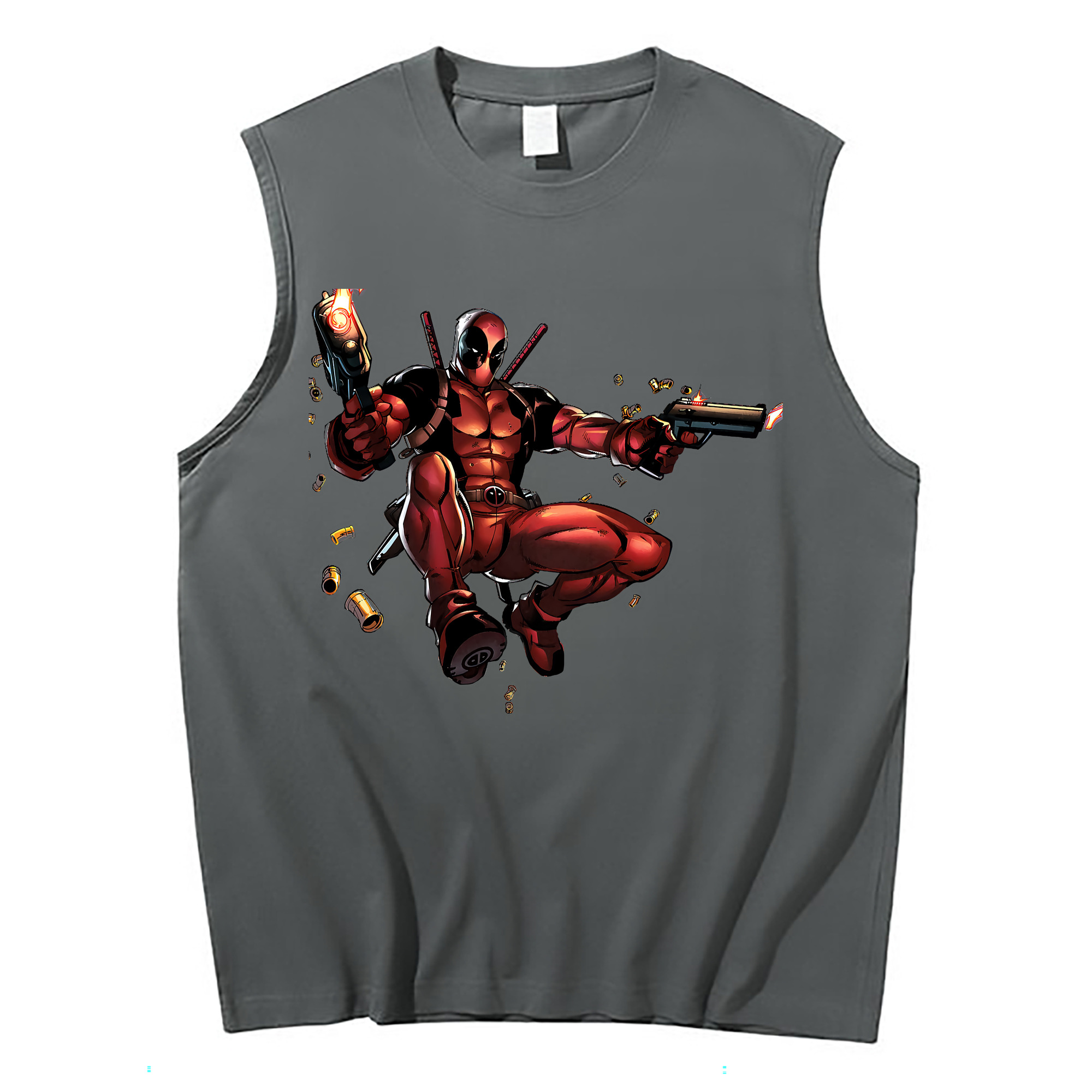 （画像用） Deadpool デッドプール コットン100％タンクトップ（フロントプリント）